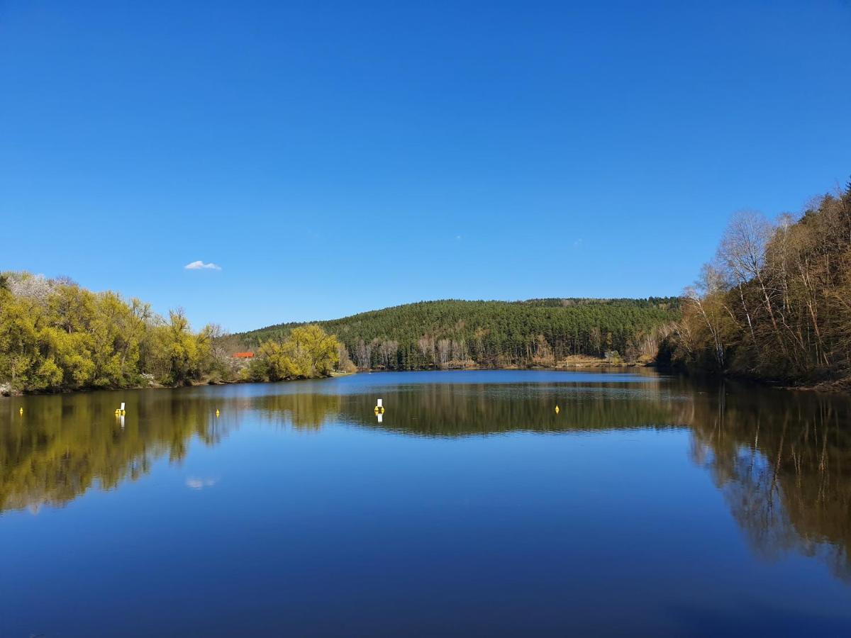Holzhaus Am See Mit Panoramablick Trausnitz Εξωτερικό φωτογραφία